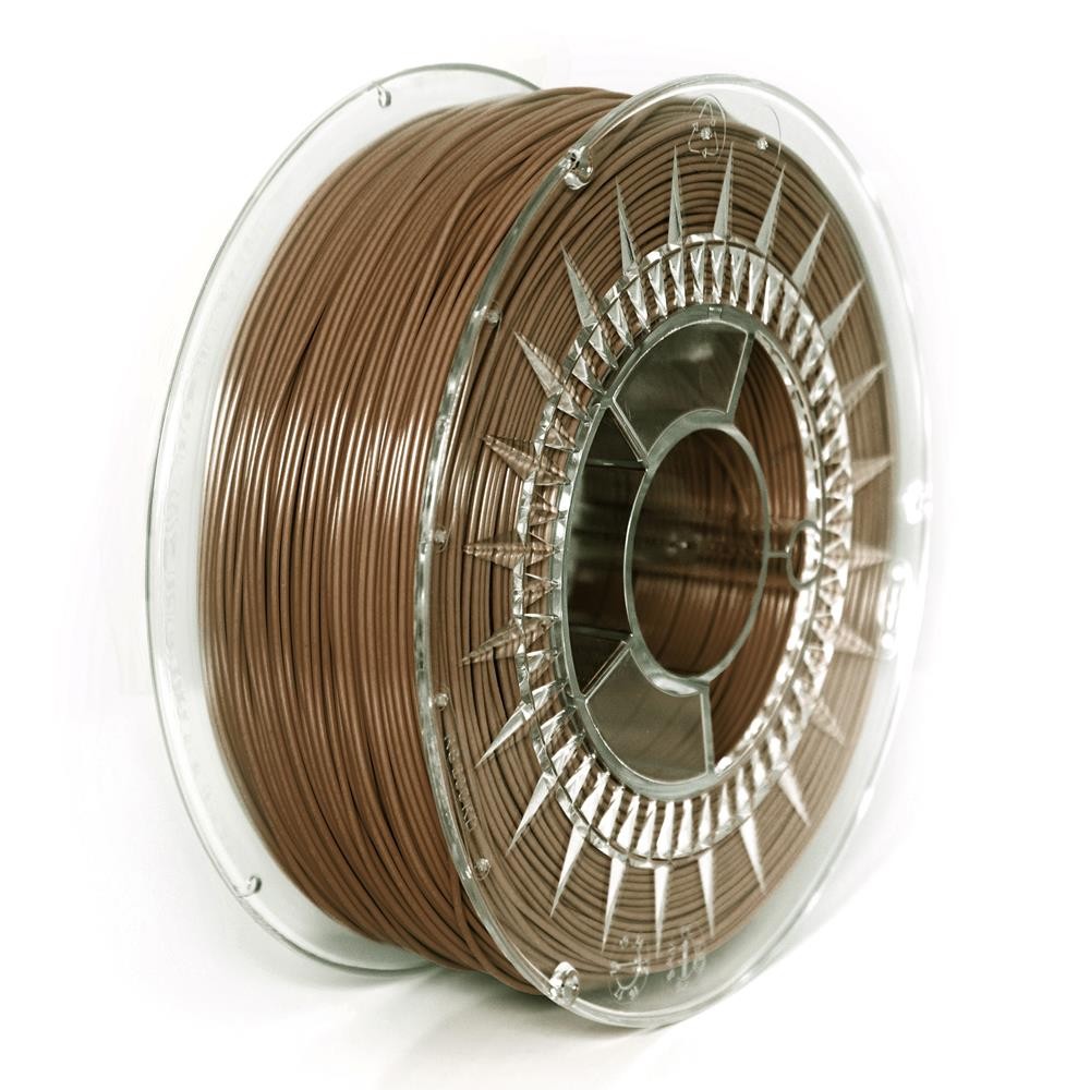 Filament: PLA maro 1kg 195°C ±0,05mm 1,75mm DEV-PLA-1.75-BR